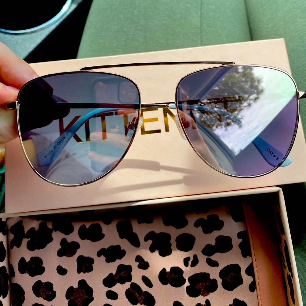 Pink and Rose Gold Aviators